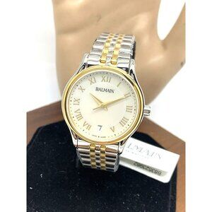 Balmain Women's Watch B83523982 Swiss Quartz Mother of Pearl Dial Two Tone 32mm